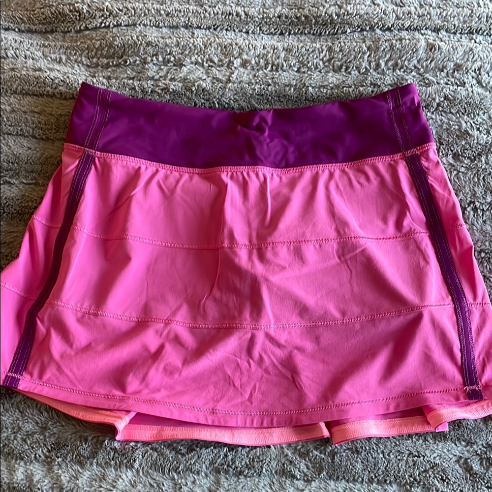 Lululemon Pink and Purple Athletic Skirt